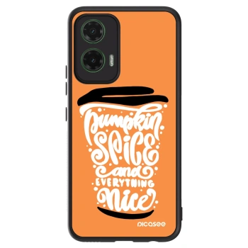 Hülle für Motorola Moto G35 5G - Pumpkin coffee
