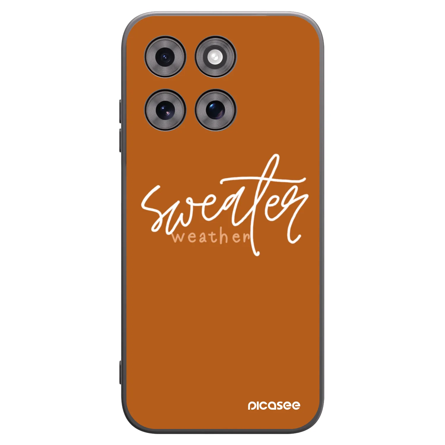 Picasee Motorola Moto G77 Hülle - Schwarzes Silikon - Sweater weather