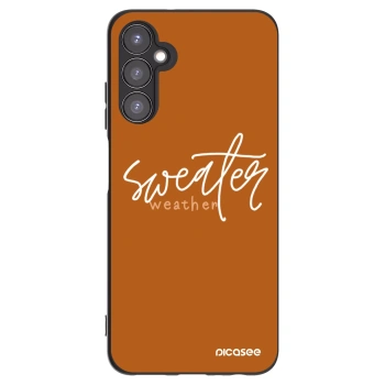 Picasee Samsung Galaxy A05s A057G Hülle - Schwarzes Silikon - Sweater weather