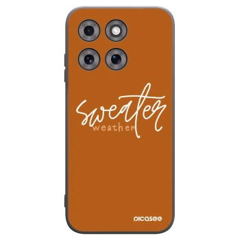 Picasee Motorola Moto G77 Hülle - Schwarzes Silikon - Sweater weather