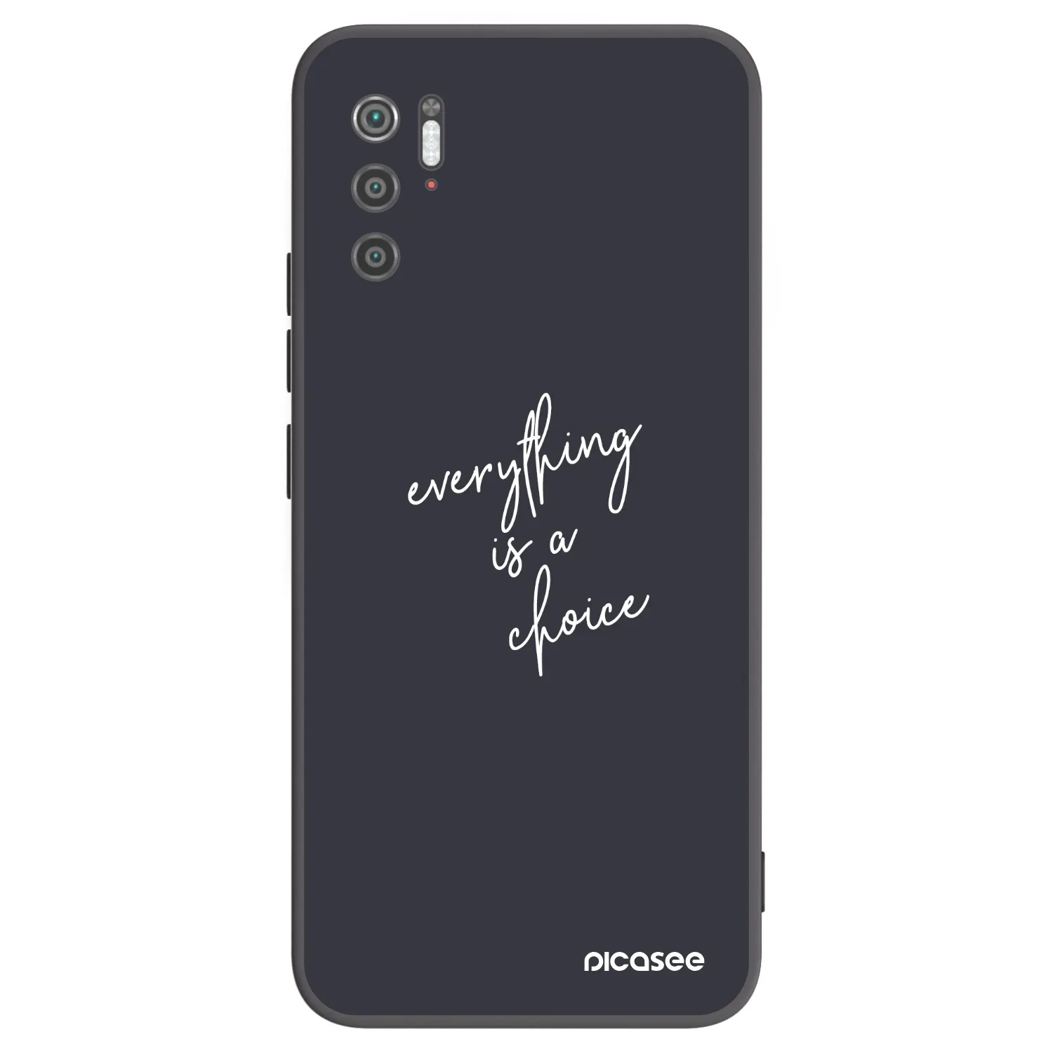 Picasee Xiaomi Poco M3 Pro 5G Hülle - Schwarzes Silikon - Everything is a choice