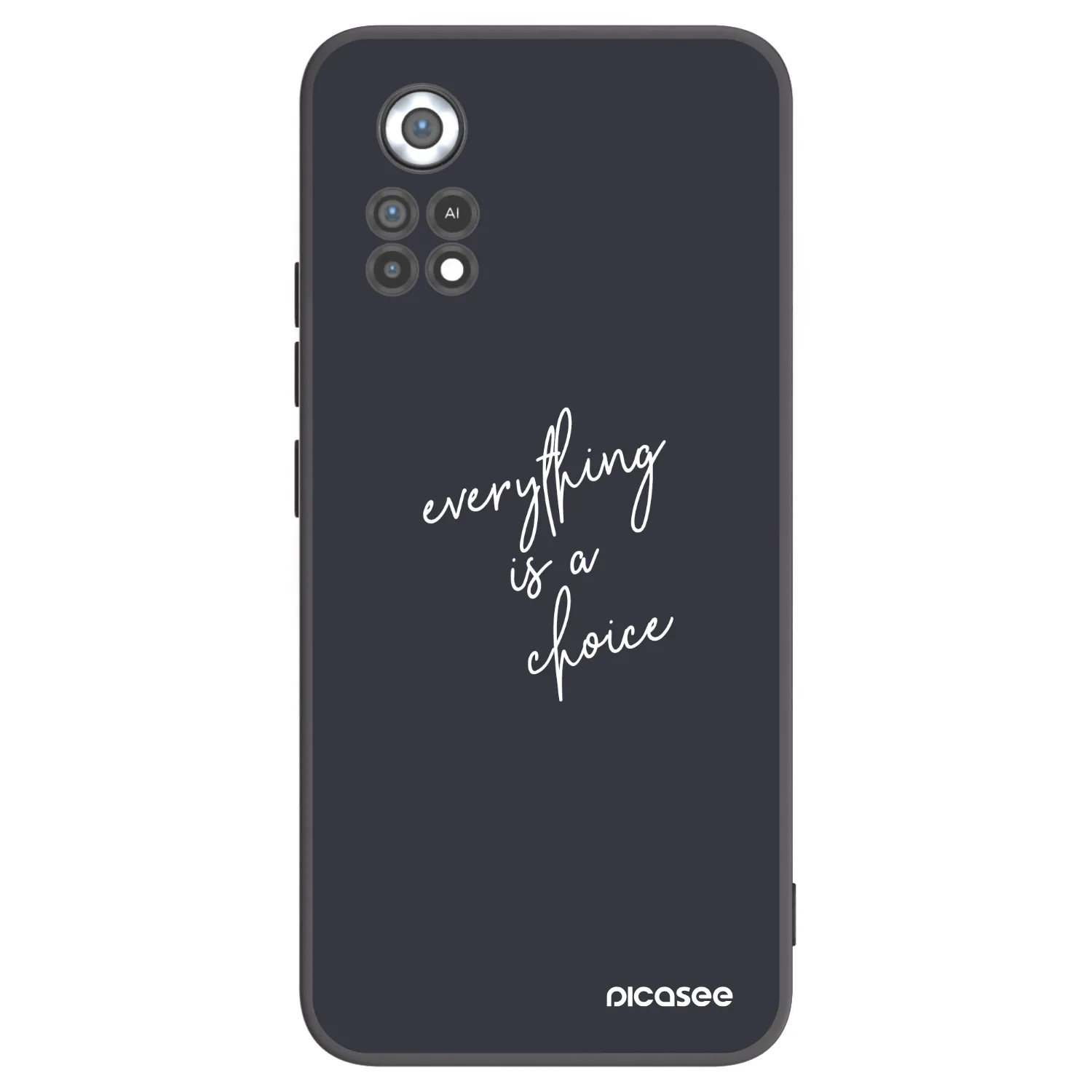 Picasee Xiaomi Poco X4 Pro 5G Hülle - Schwarzes Silikon - Everything is a choice