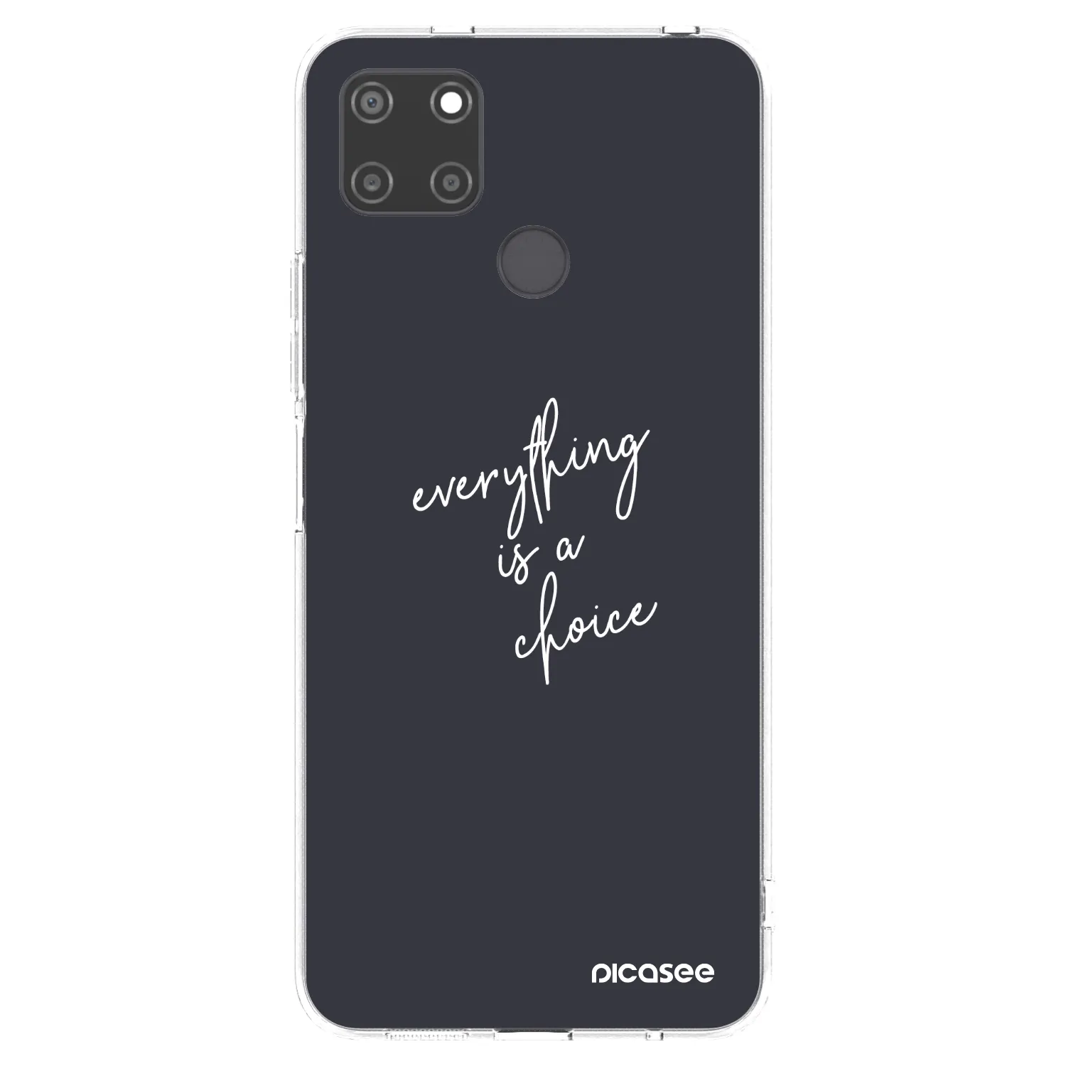 Picasee Realme C21Y Hülle - Transparentes Silikon - Everything is a choice