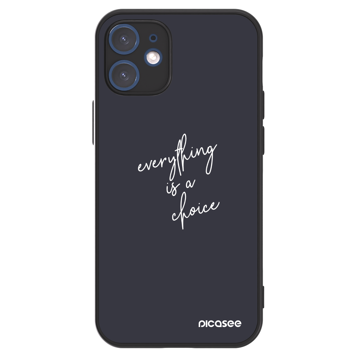 Picasee ULTIMATE CASE MagSafe für Apple iPhone 12 mini - Everything is a choice