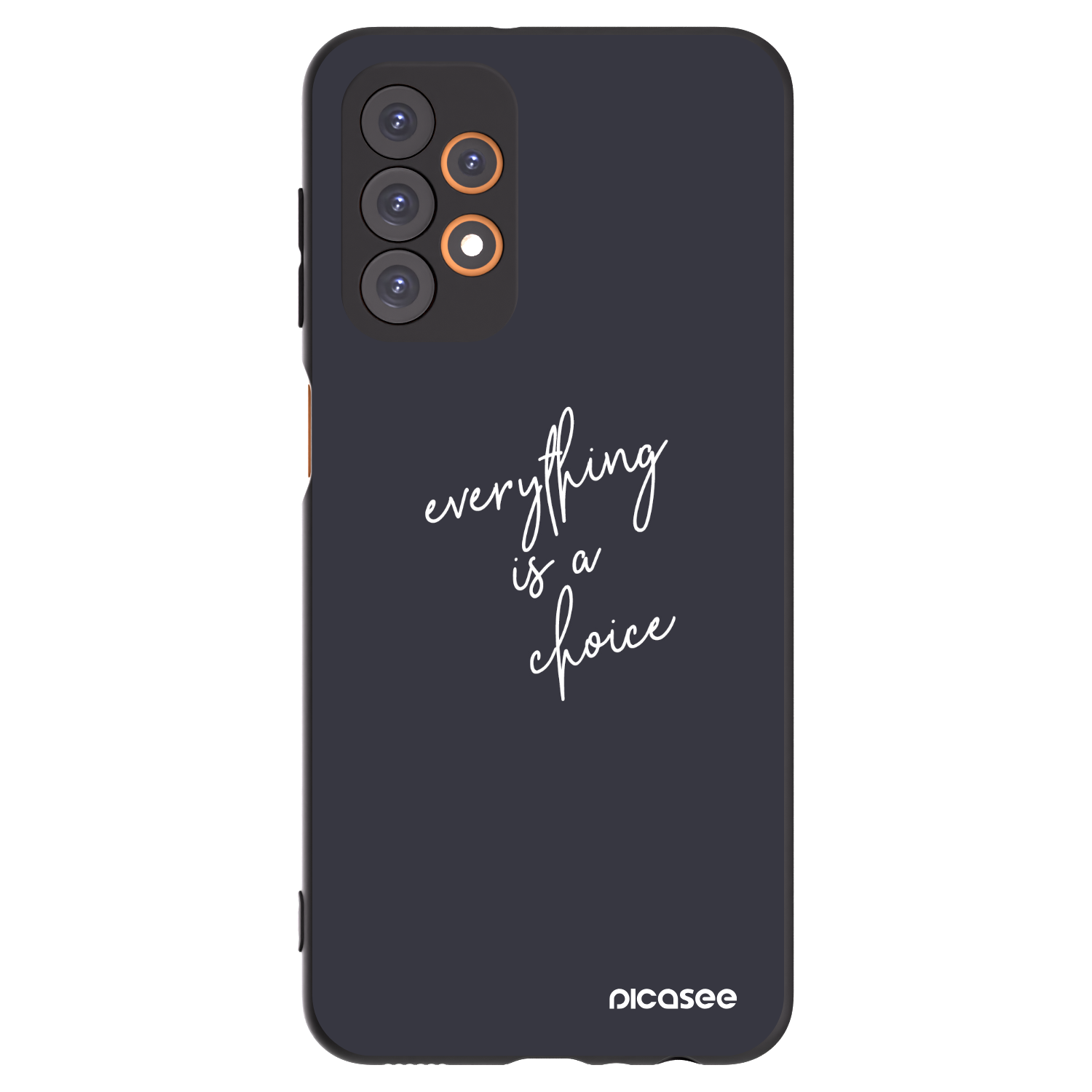 Picasee Samsung Galaxy A23 A236B 5G Hülle - Schwarzes Silikon - Everything is a choice