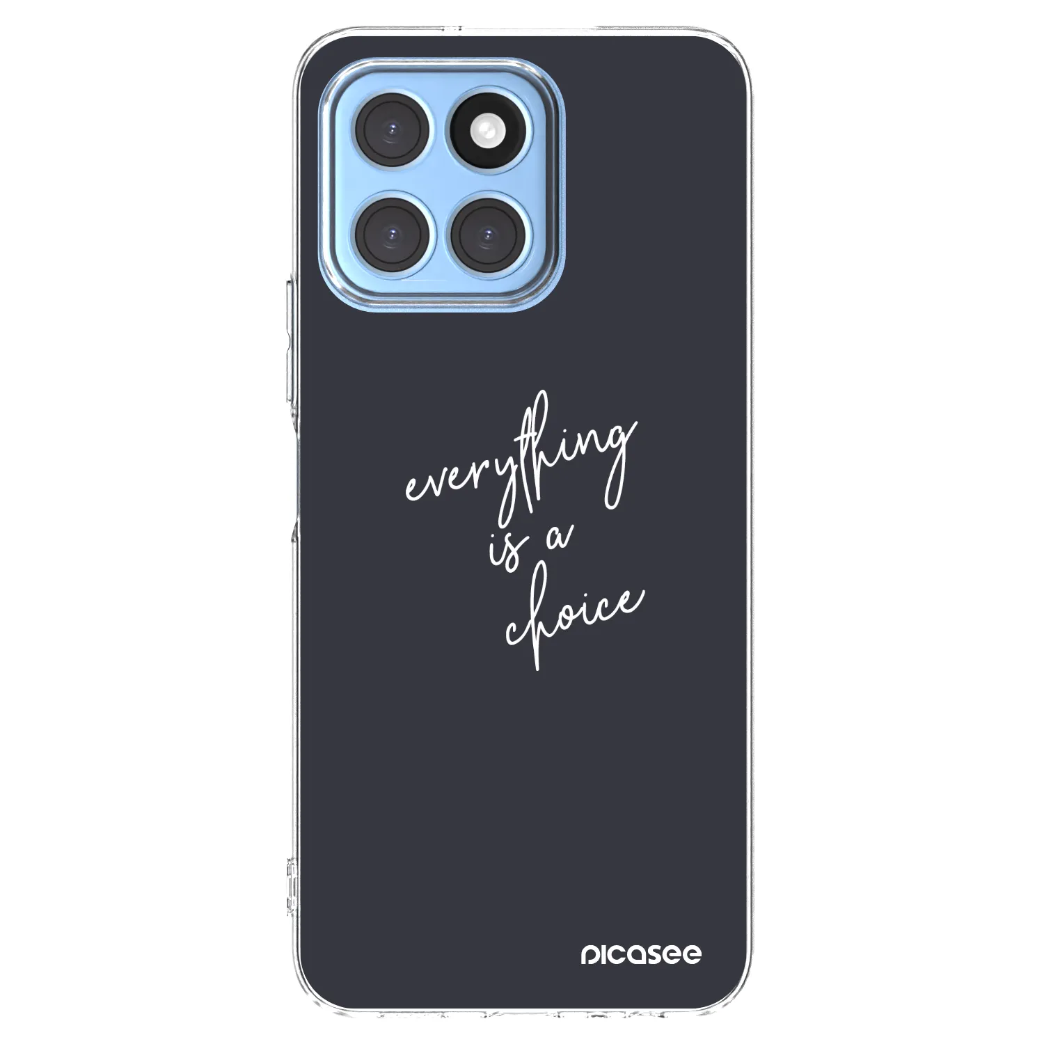 Picasee Honor X6 Hülle - Transparentes Silikon - Everything is a choice