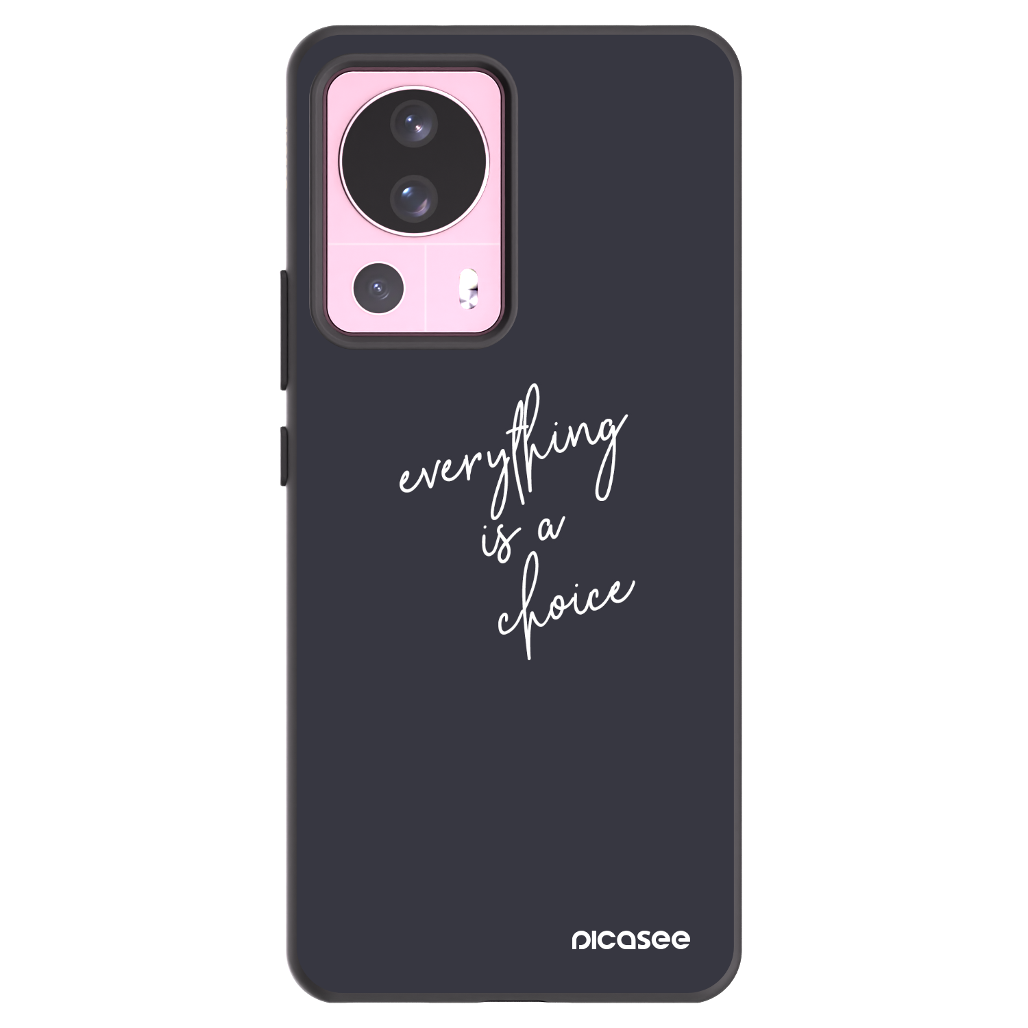 Picasee Xiaomi 13 Lite Hülle - Schwarzes Silikon - Everything is a choice