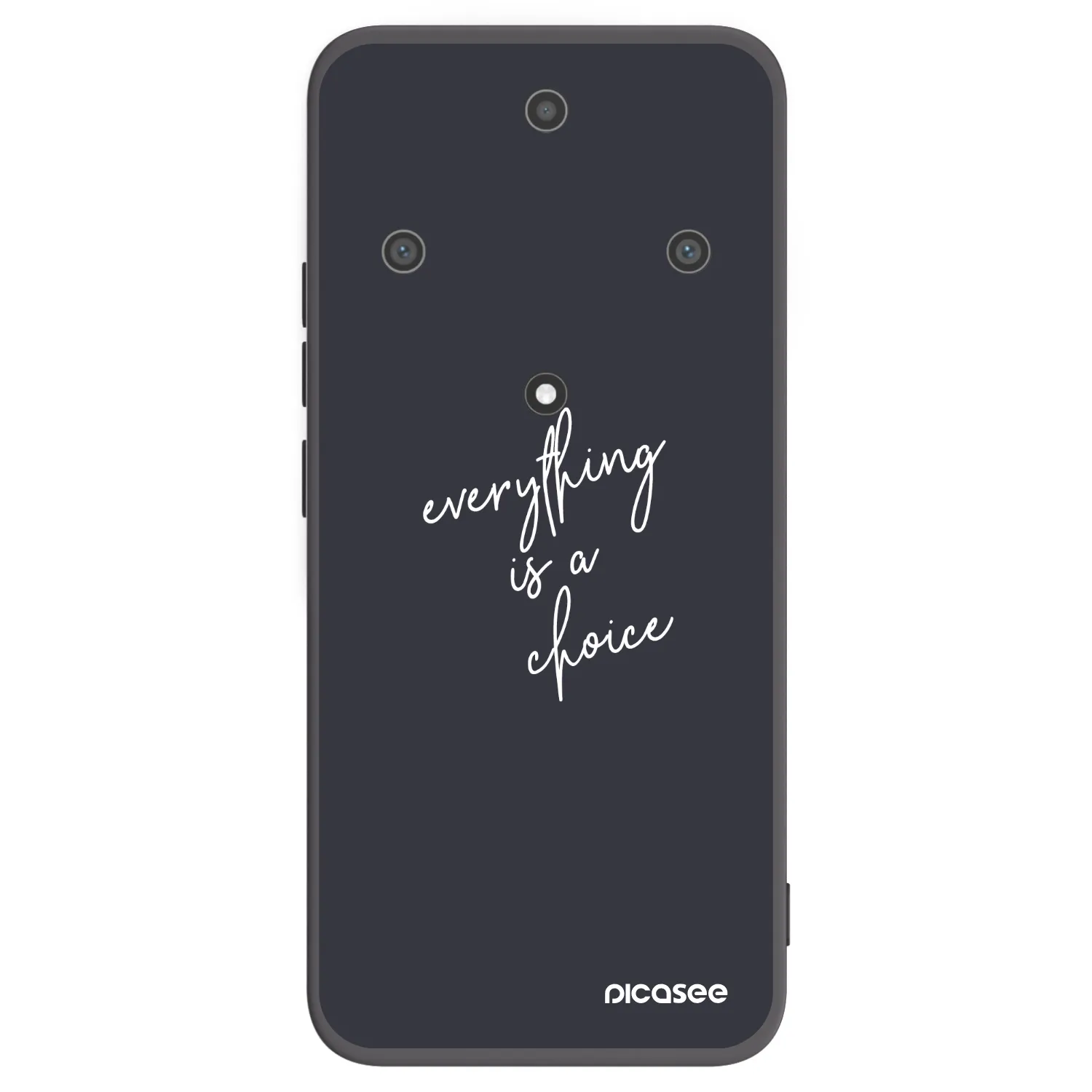Picasee Honor Magic5 Lite 5G Hülle - Schwarzes Silikon - Everything is a choice