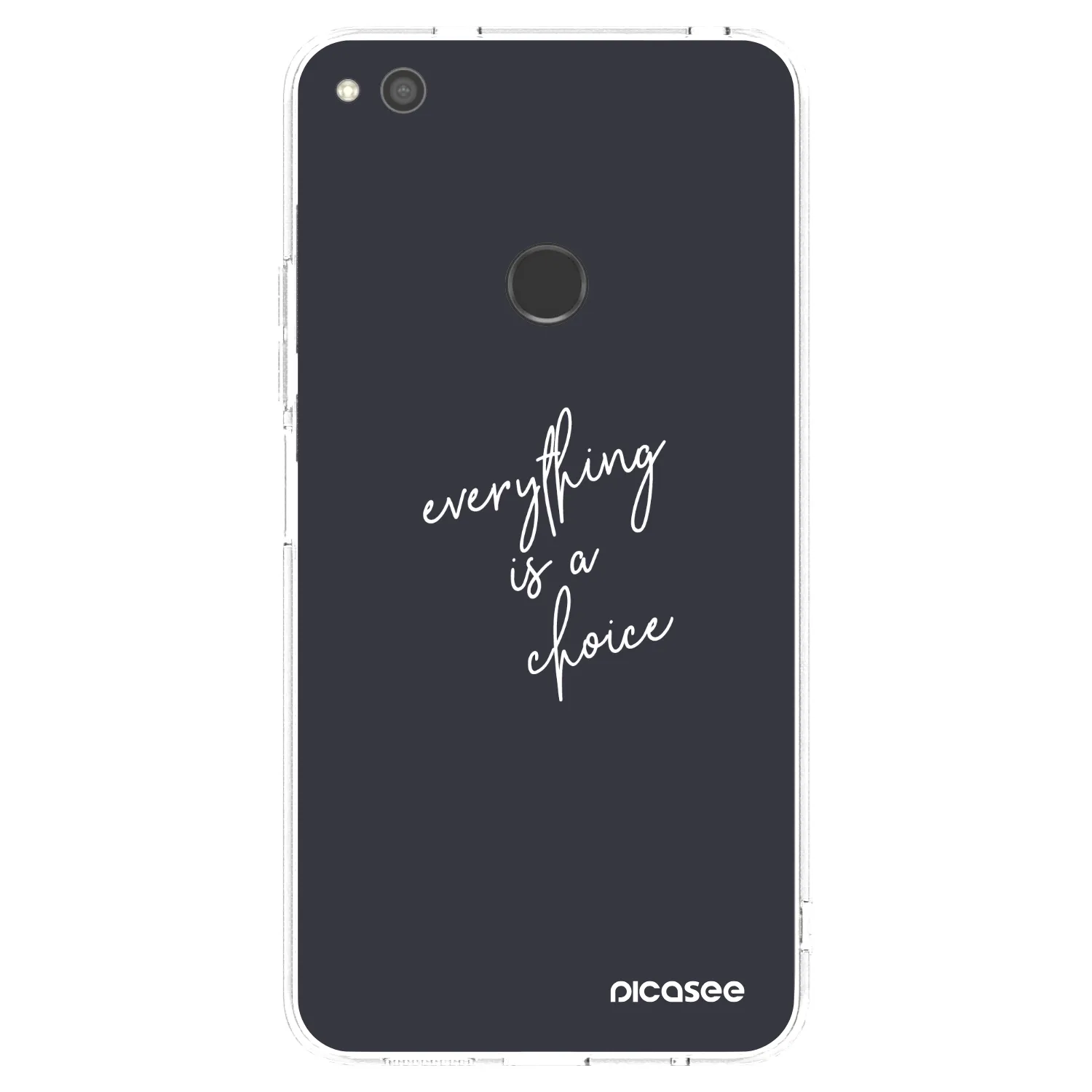 Picasee Huawei P9 Lite 2017 Hülle - Transparentes Silikon - Everything is a choice