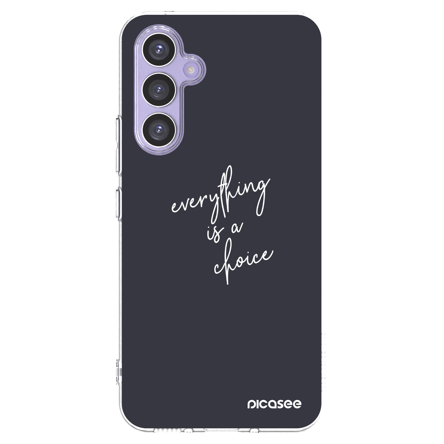 Picasee Samsung Galaxy A54 5G A546B Hülle - Transparentes Silikon - Everything is a choice