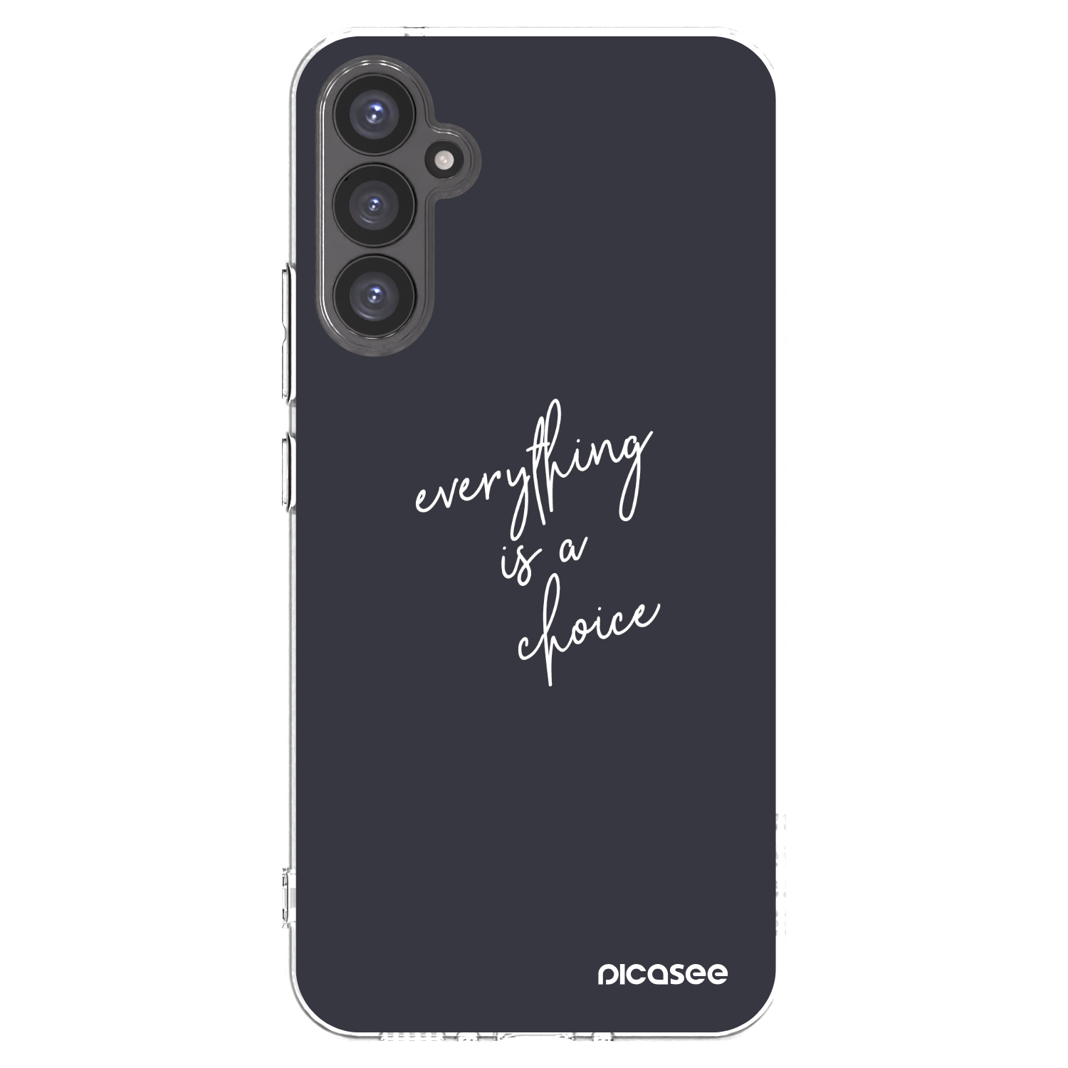 Picasee Samsung Galaxy A34 5G A346B Hülle - Transparentes Silikon - Everything is a choice