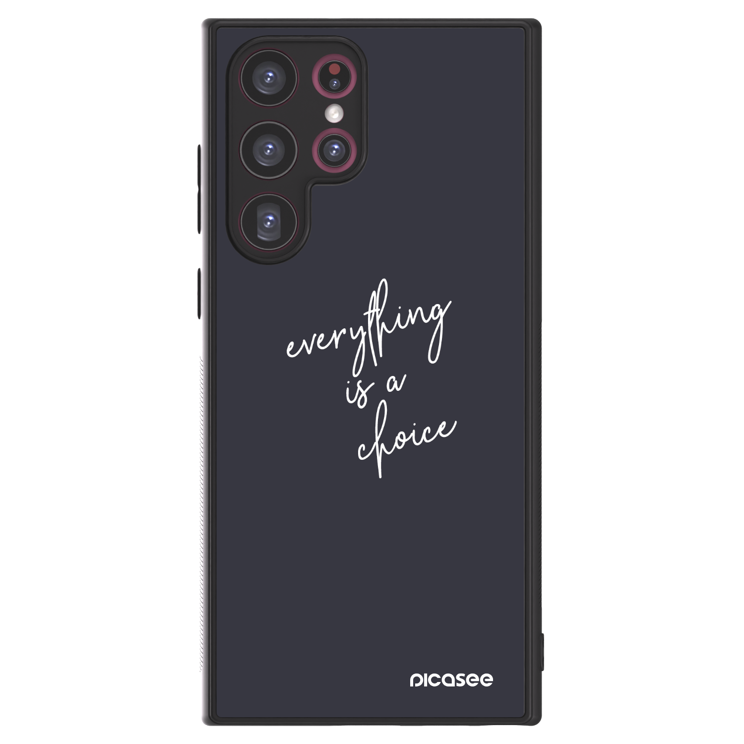 Picasee ULTIMATE CASE PowerShare für Samsung Galaxy S22 Ultra 5G - Everything is a choice