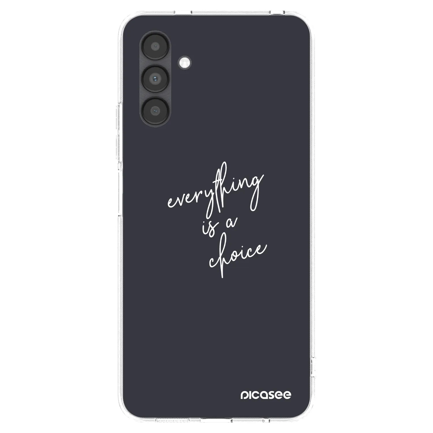 Picasee Samsung Galaxy A04s A047F Hülle - Transparentes Silikon - Everything is a choice