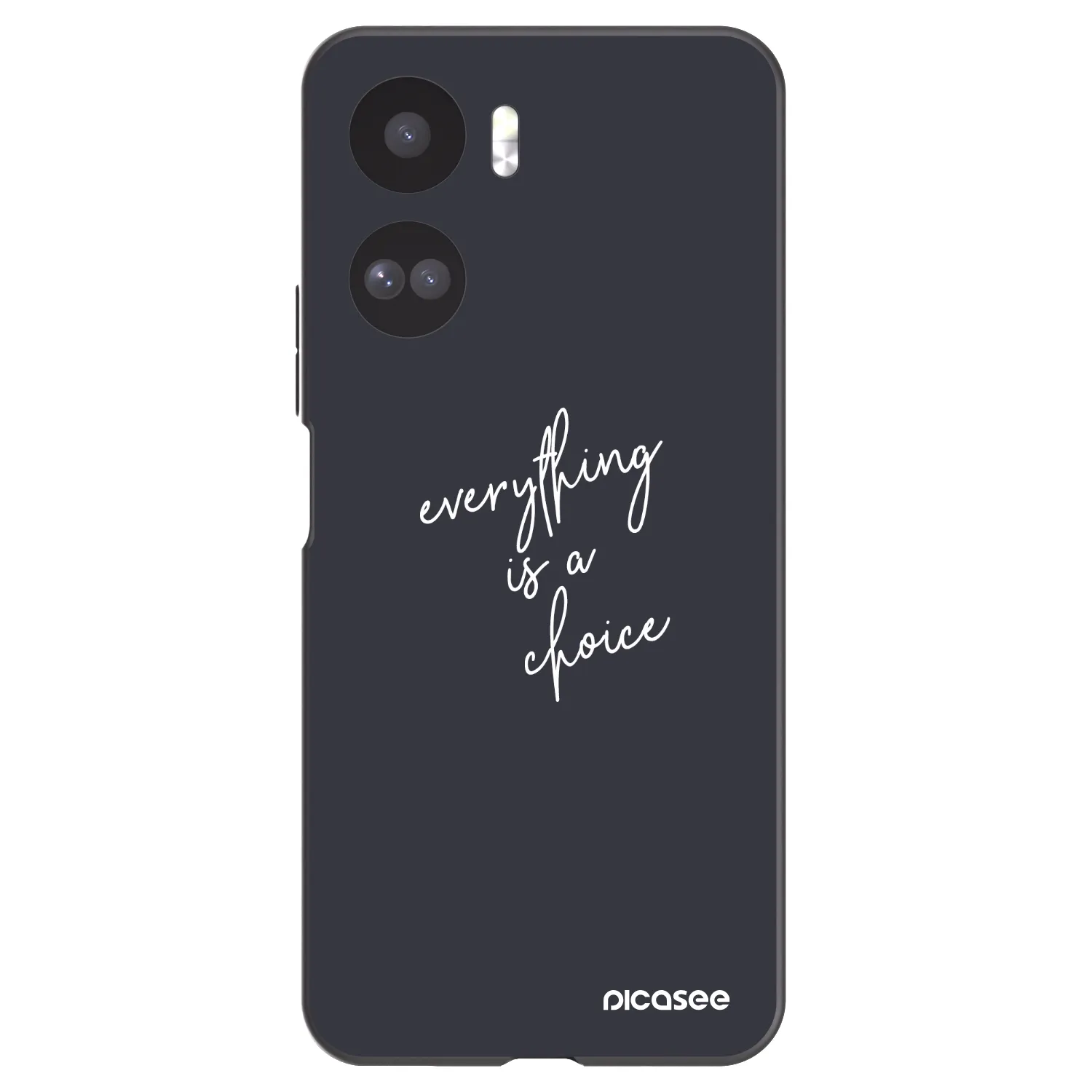 Picasee Honor 90 Lite 5G Hülle - Schwarzes Silikon - Everything is a choice