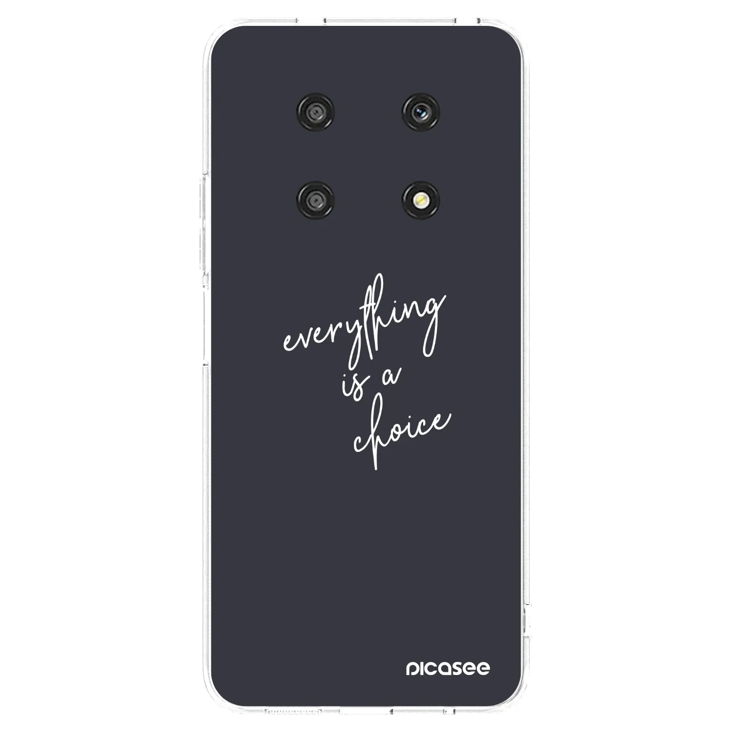 Picasee Honor Magic4 Lite 5G Hülle - Transparentes Silikon - Everything is a choice