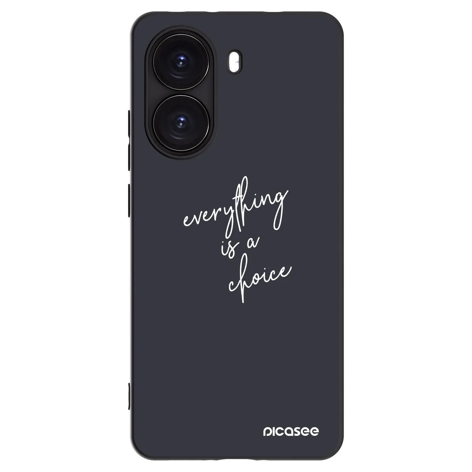 Picasee Xiaomi Poco X7 Pro 5G Hülle - Schwarzes Silikon - Everything is a choice