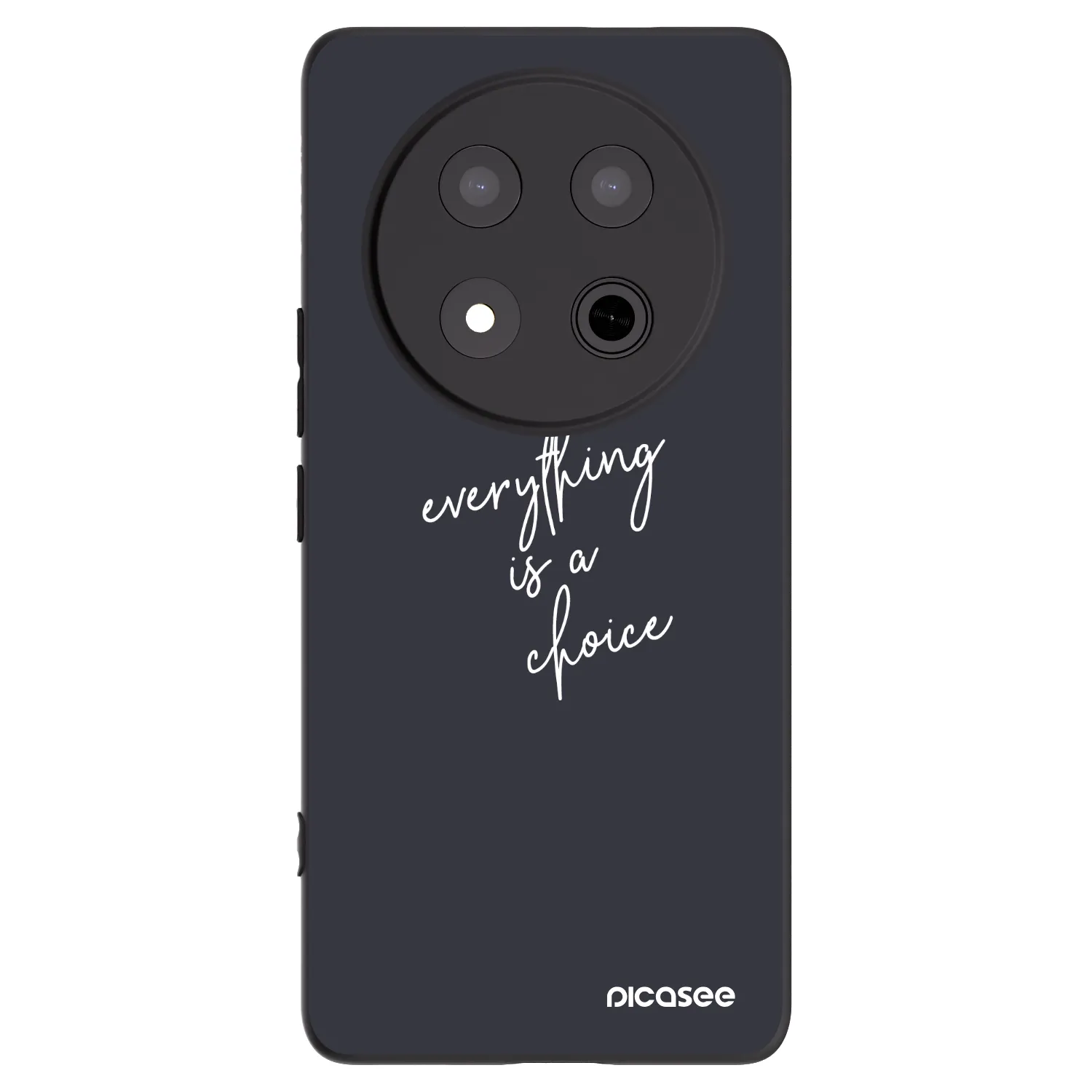 Picasee Honor Magic7 Lite 5G Hülle - Schwarzes Silikon - Everything is a choice