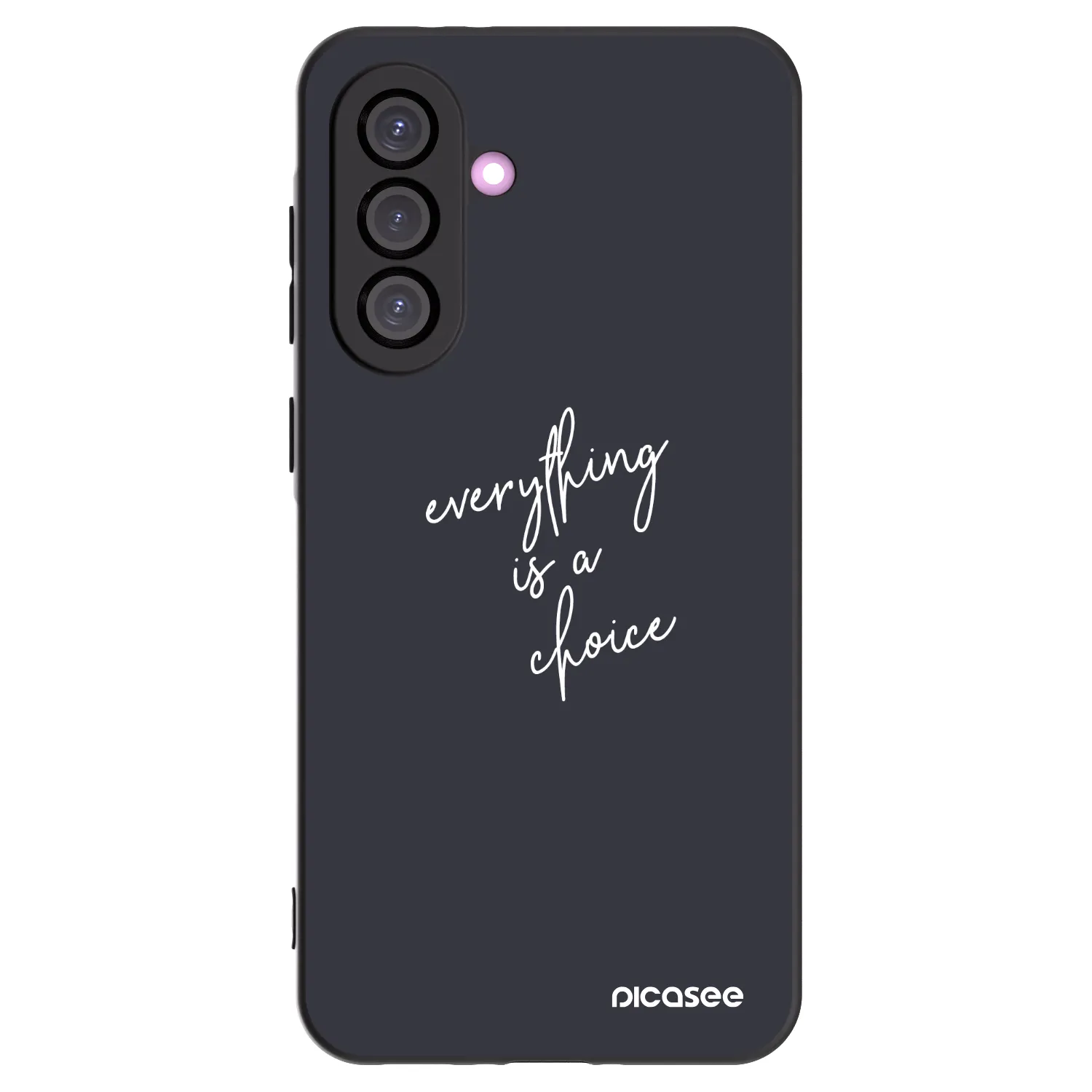 Picasee Samsung Galaxy A56 5G A566B Hülle - Schwarzes Silikon - Everything is a choice