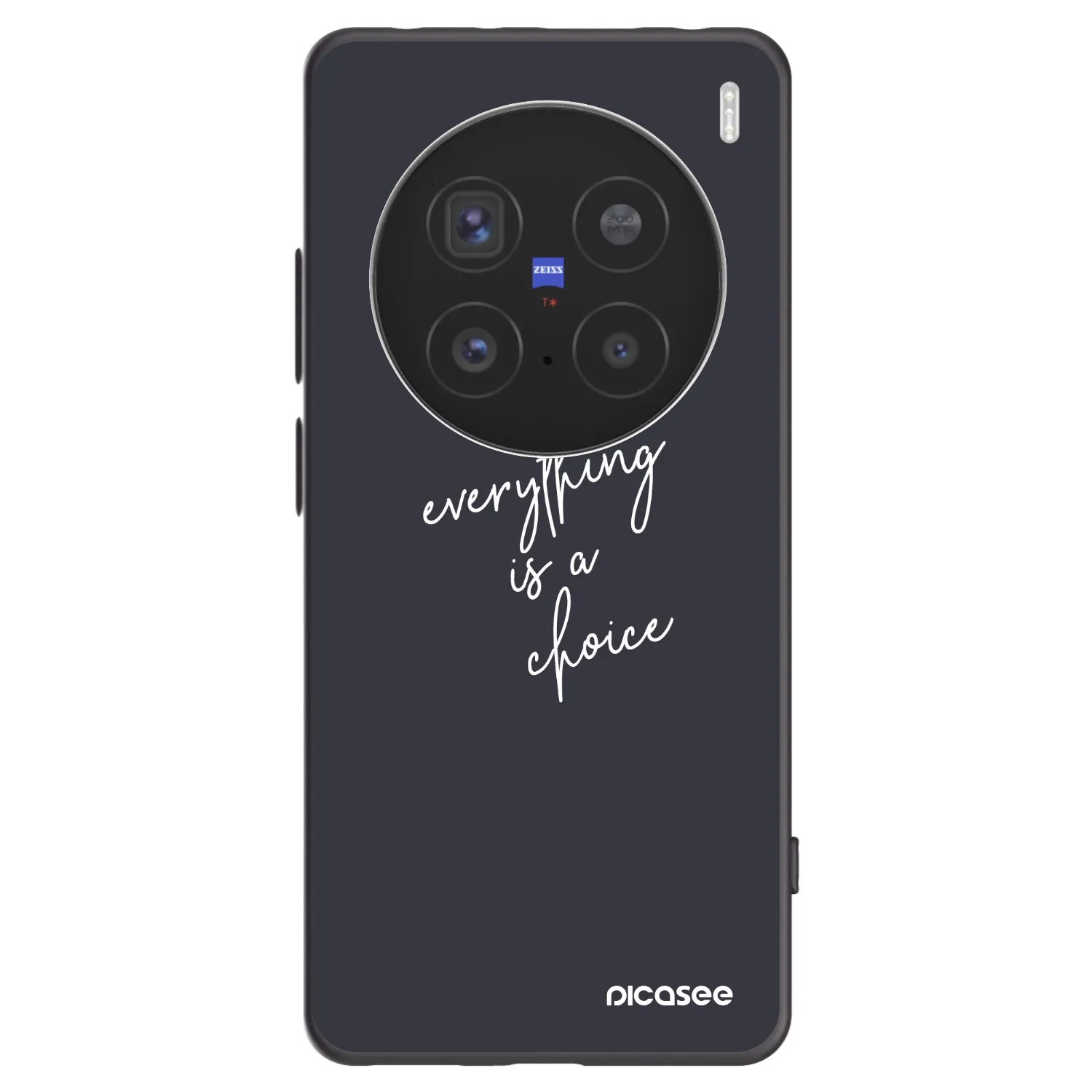 Picasee Vivo X200 Pro Hülle - Schwarzes Silikon - Everything is a choice