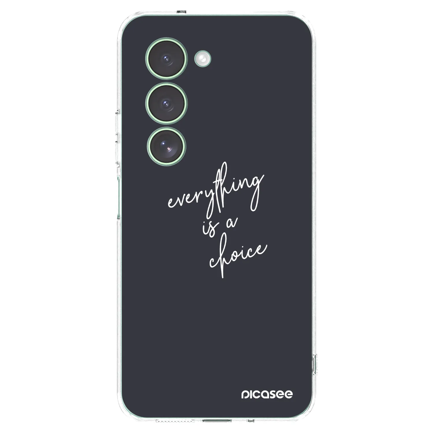 Picasee Xiaomi Redmi 15 5G Hülle - Transparentes Silikon - Everything is a choice