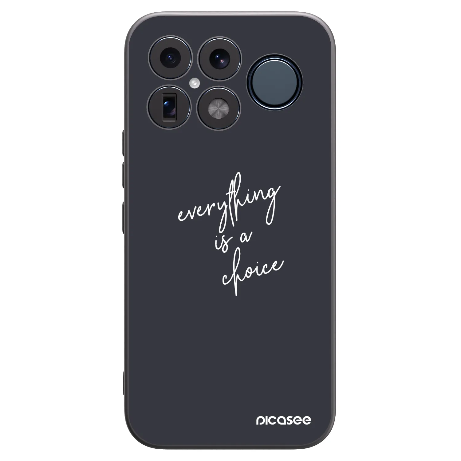 Picasee Xiaomi Poco F8 Ultra Hülle - Schwarzes Silikon - Everything is a choice