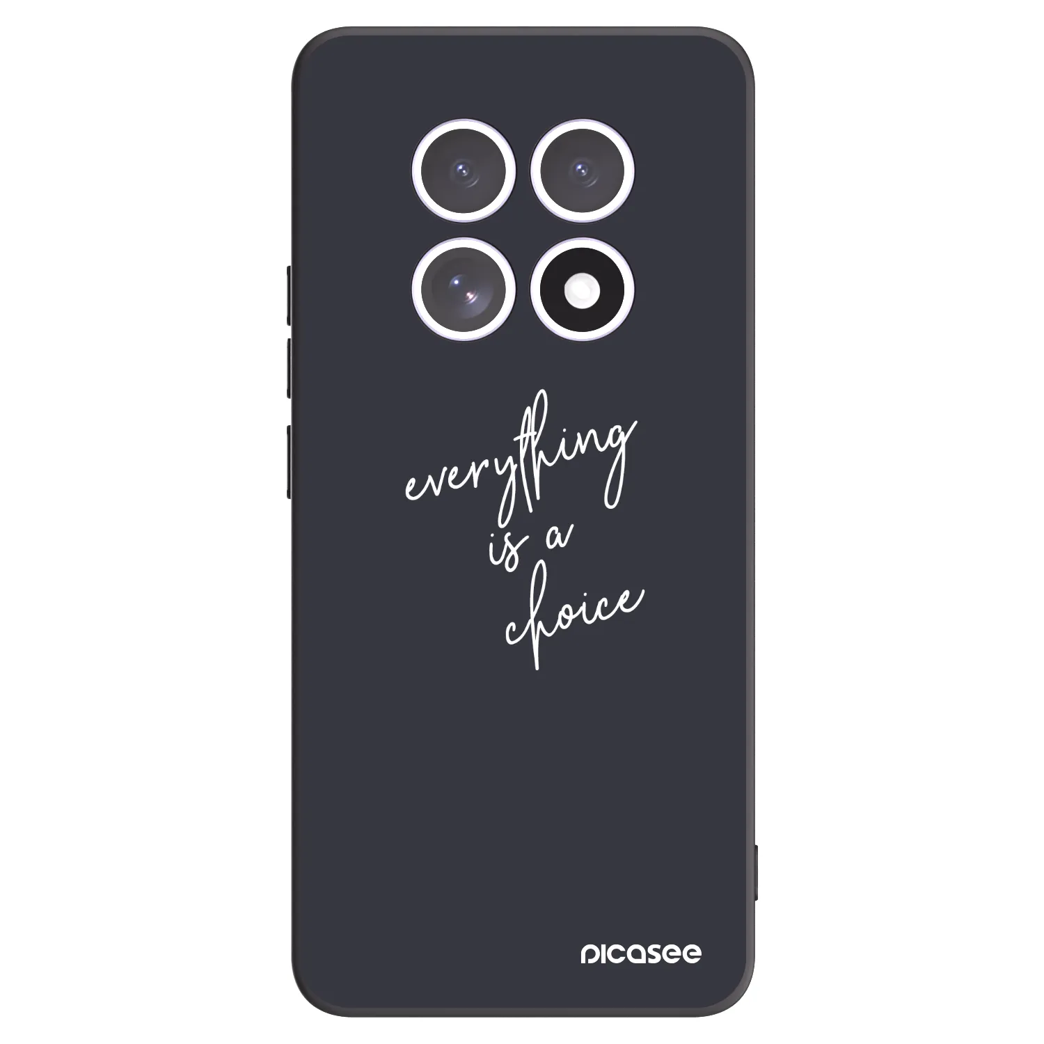 Picasee Xiaomi Redmi Note 15 5G Hülle - Schwarzes Silikon - Everything is a choice