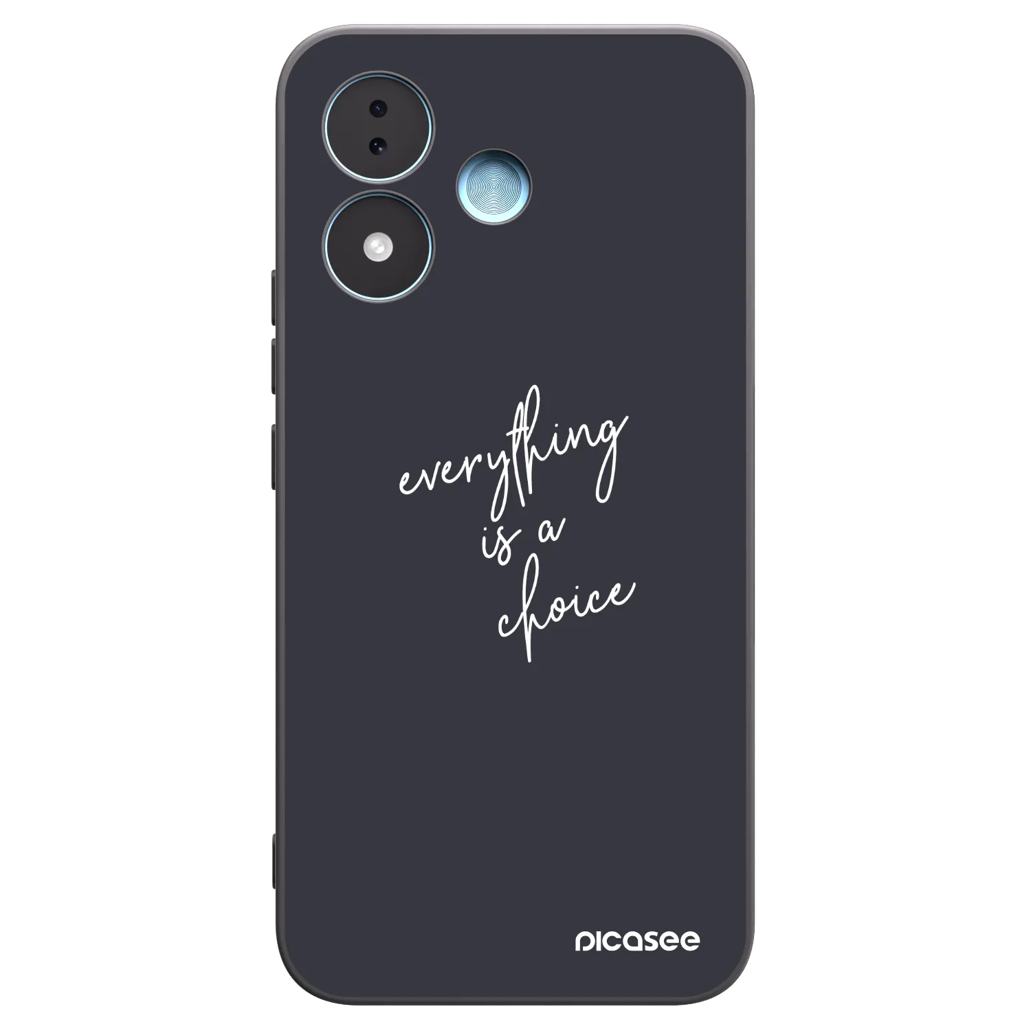 Picasee Xiaomi Redmi Note 17 5G Hülle - Schwarzes Silikon - Everything is a choice