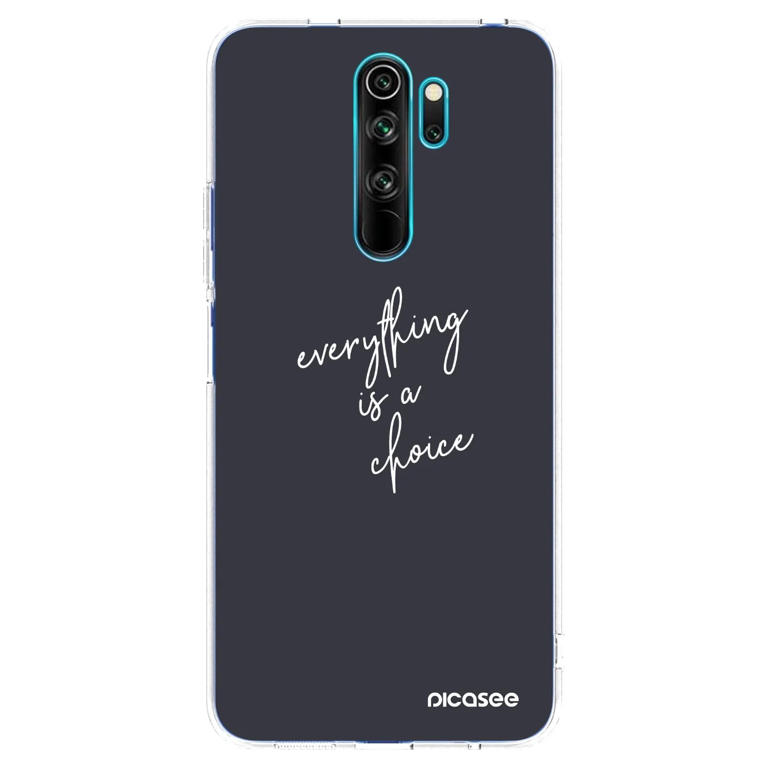 Picasee Xiaomi Redmi Note 8 Pro Hülle - Transparentes Silikon - Everything is a choice
