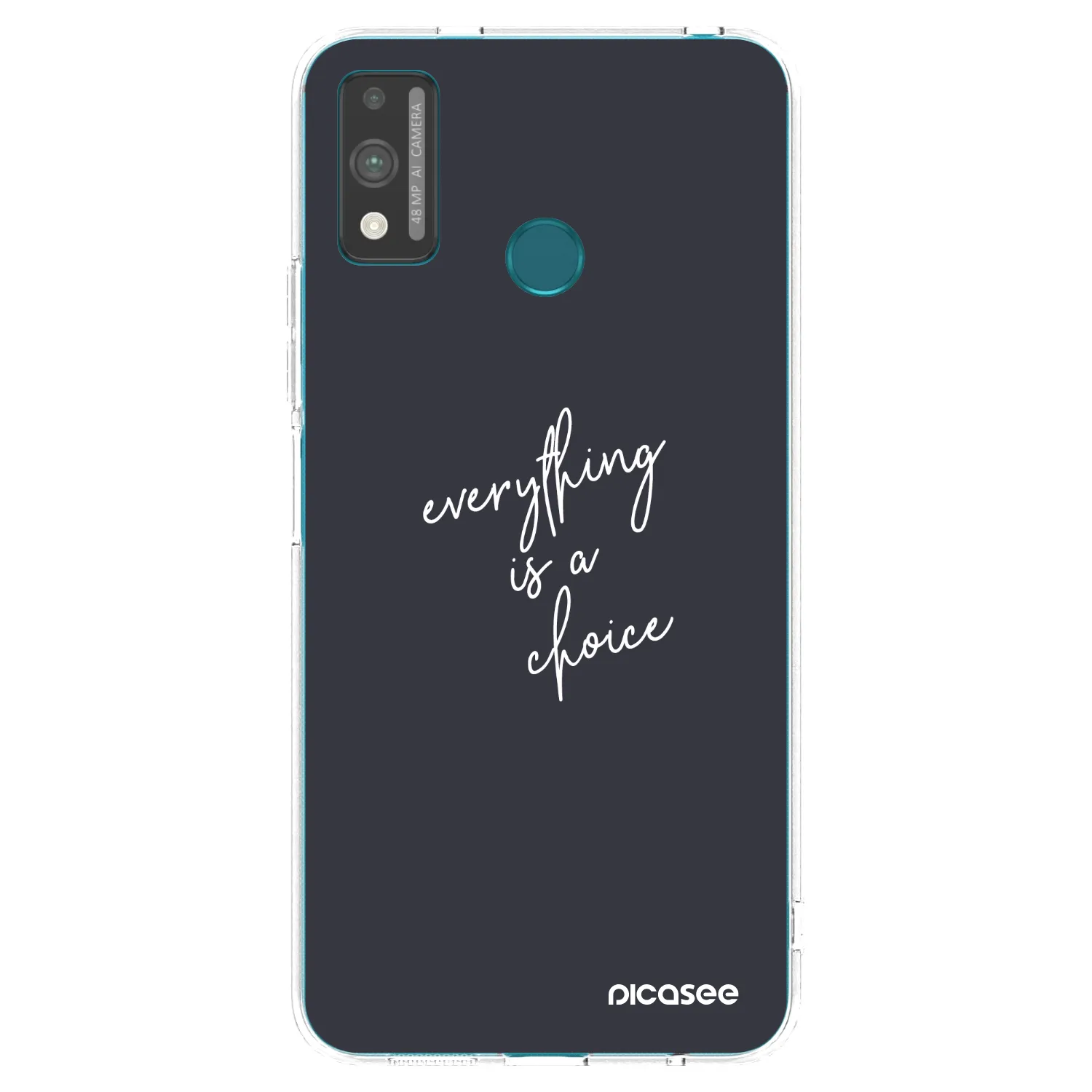 Picasee Honor 9X Lite Hülle - Transparentes Silikon - Everything is a choice