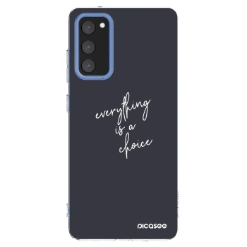 Picasee Samsung Galaxy S20 FE Hülle - Transparentes Silikon - Everything is a choice