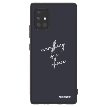 Picasee ULTIMATE CASE für Samsung Galaxy A71 A715F - Everything is a choice