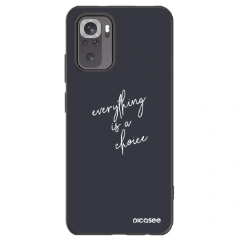 Picasee Xiaomi Redmi Note 11S 4G Hülle - Schwarzes Silikon - Everything is a choice