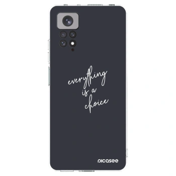 Picasee Xiaomi Redmi Note 11S 4G Hülle - Transparentes Silikon - Everything is a choice