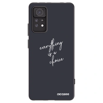 Picasee Xiaomi Redmi Note 11 Pro 5G Hülle - Schwarzes Silikon - Everything is a choice