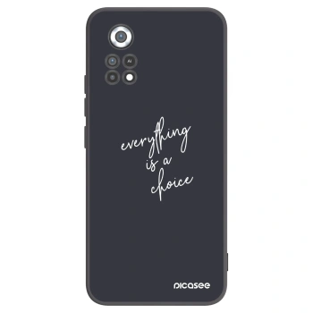 Picasee Xiaomi Poco X4 Pro 5G Hülle - Schwarzes Silikon - Everything is a choice