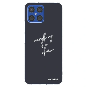 Picasee Honor X8 4G Hülle - Transparentes Silikon - Everything is a choice