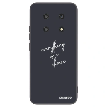 Picasee Honor Magic4 Lite 5G Hülle - Schwarzes Silikon - Everything is a choice