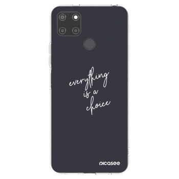 Picasee Realme C21Y Hülle - Transparentes Silikon - Everything is a choice