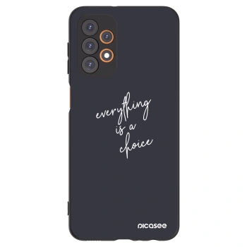 Picasee Samsung Galaxy A23 A236B 5G Hülle - Schwarzes Silikon - Everything is a choice