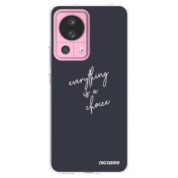 Picasee Xiaomi 13 Lite Hülle - Transparentes Silikon - Everything is a choice