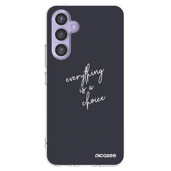 Picasee Samsung Galaxy A54 5G A546B Hülle - Transparentes Silikon - Everything is a choice