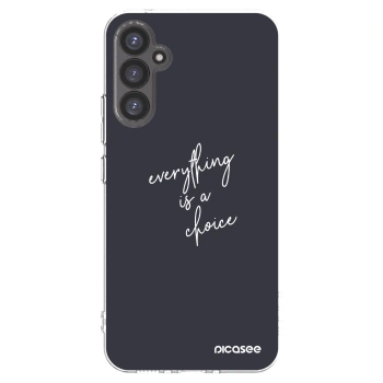 Picasee Samsung Galaxy A34 5G A346B Hülle - Transparentes Silikon - Everything is a choice