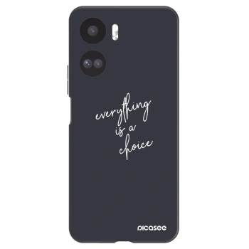 Picasee Honor 90 Lite 5G Hülle - Schwarzes Silikon - Everything is a choice