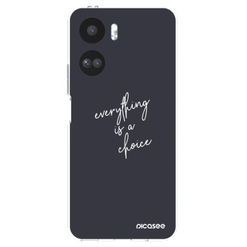 Picasee Honor 90 Lite 5G Hülle - Transparentes Silikon - Everything is a choice