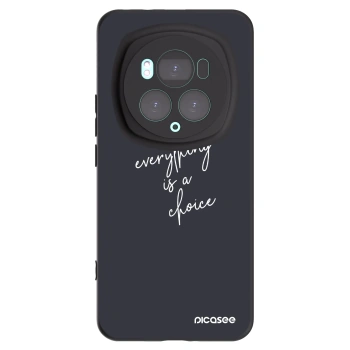 Picasee Honor Magic6 Pro Hülle - Schwarzes Silikon - Everything is a choice