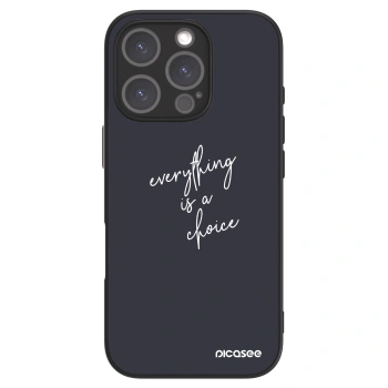 Picasee ULTIMATE CASE MagSafe für Apple iPhone 16 Pro - Everything is a choice