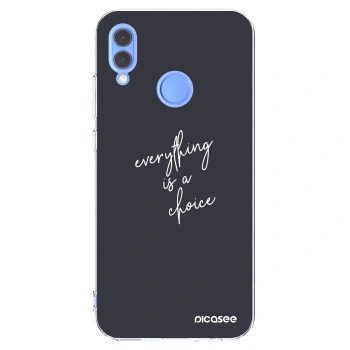 Picasee Honor 10 Lite Hülle - Transparentes Silikon - Everything is a choice