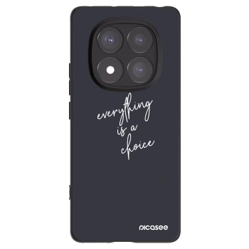 Picasee Xiaomi Redmi Note 14 Pro+ 5G Hülle - Schwarzes Silikon - Everything is a choice