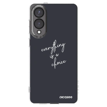 Picasee Samsung Galaxy S25 Edge 5G Hülle - Transparentes Silikon - Everything is a choice