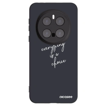 Picasee Honor Magic7 Pro 5G Hülle - Schwarzes Silikon - Everything is a choice